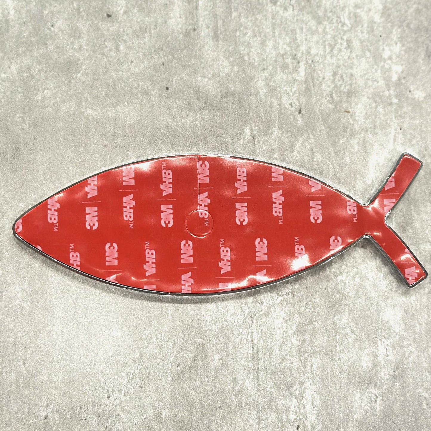 AUTOGEM Chrome Jesus Fish Emblem with USA Flag