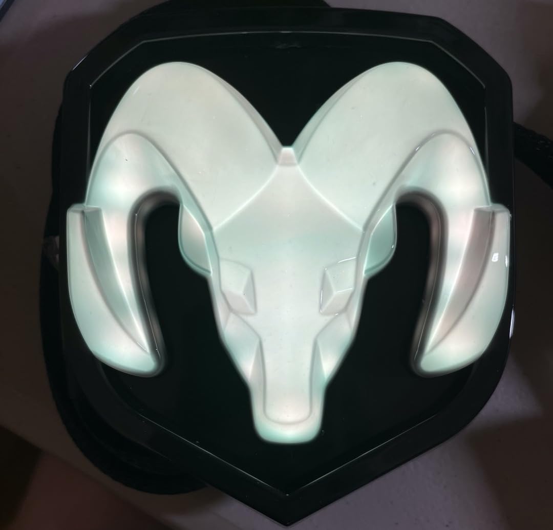AUTOGEM 2009-2018 RAM RGB LED Grille Emblem - Color Changing Black