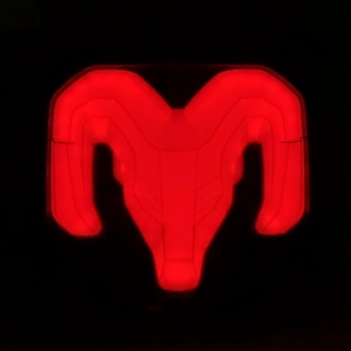 AUTOGEM 2019-2023 RAM Lighted Tailgate Emblem - Chrome LED Rear Badge