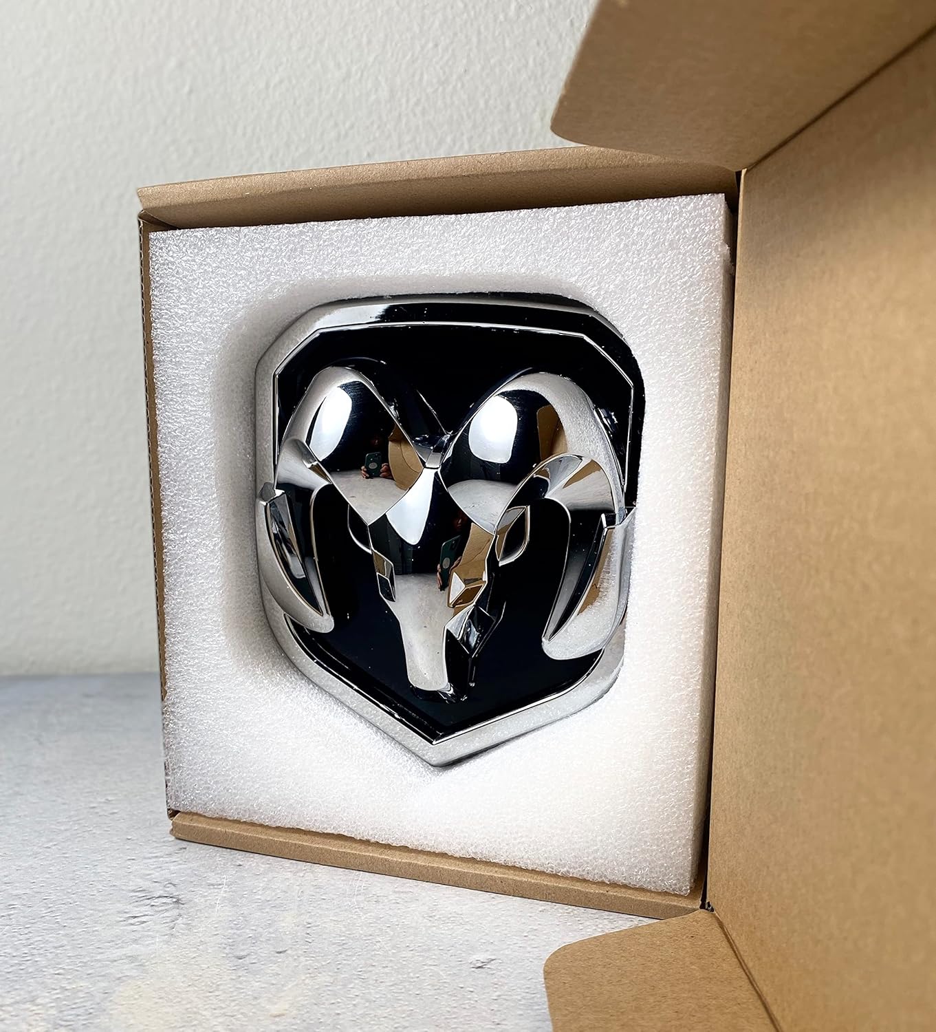 AUTOGEM 2013-2018 RAM 1500 2500 3500 Grille Emblem - Chrome Finish