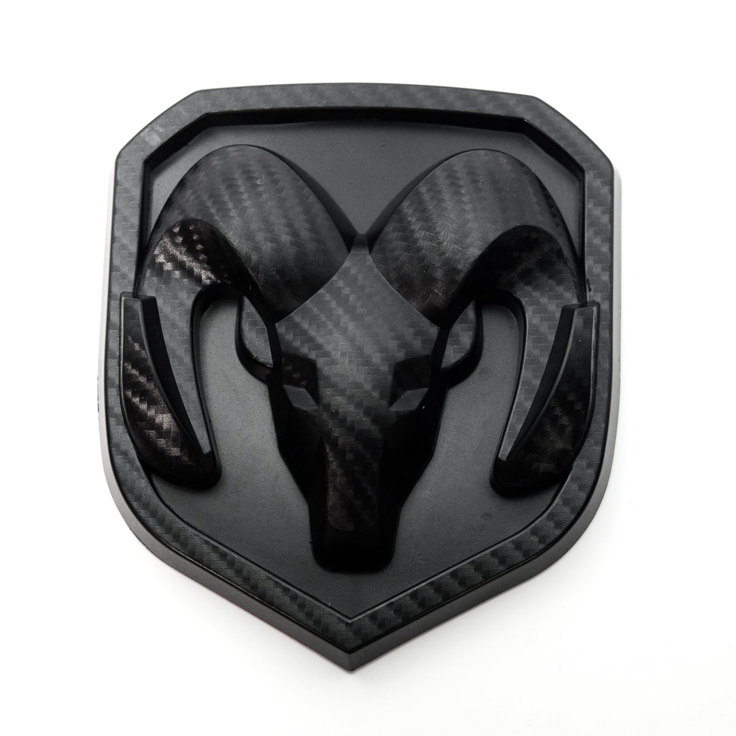 AUTOGEM 2013-2018 RAM 1500 2500 3500 Grille Emblem - Carbon Decal Finish