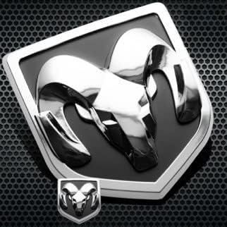 AUTOGEM 2006–2018 RAM Tailgate Emblem – Chrome Finish Rear Badge for RAM 1500 2500 3500