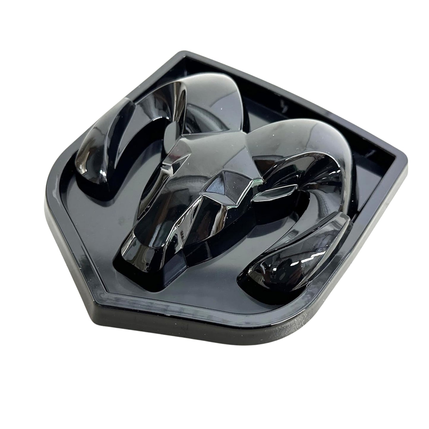 AUTOGEM 2006–2018 RAM 1500 2500 3500 Tailgate Emblem – Black Replacement Badge