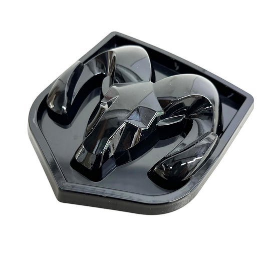 AUTOGEM 2006–2018 RAM 1500 2500 3500 Tailgate Emblem – Black Replacement Badge