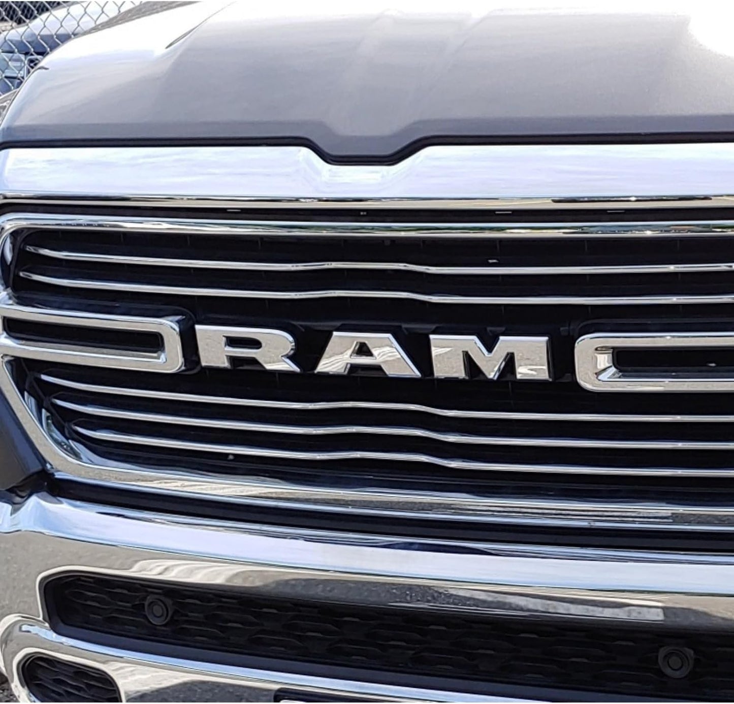 AUTOGEM 2019-2023 RAM 1500 Front Grille Emblem - Chrome Finish Badge