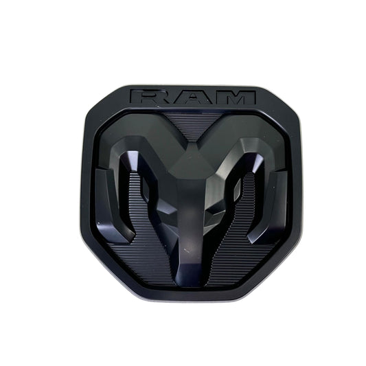 AUTOGEM 2019–2023 RAM 1500 2500 3500 Tailgate Emblem – Black Official Mopar Licensed Badge