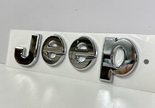 AUTOGEM 2014-2018 Jeep Grand Cherokee Front Grille Emblem - Chrome Letter Badge Replacement