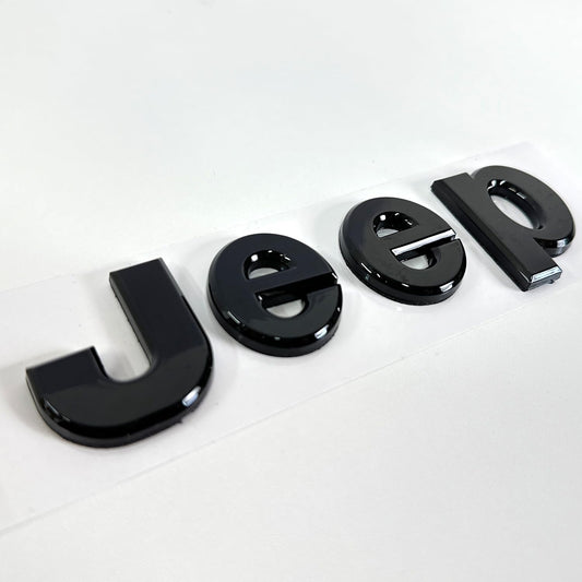 AUTOGEM 2014-2018 Jeep Grand Cherokee Front Grille Emblem - Gloss Black