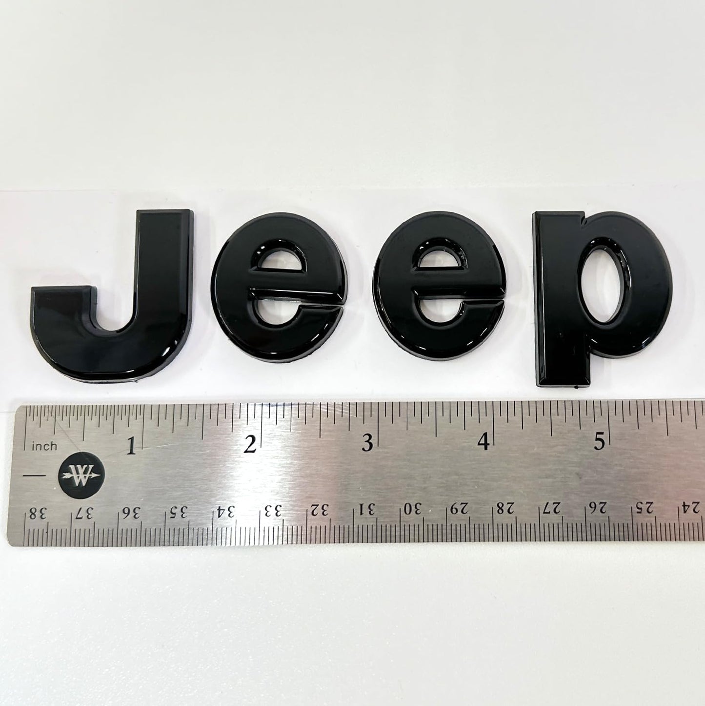 AUTOGEM 2014-2018 Jeep Grand Cherokee Front Grille Emblem - Gloss Black