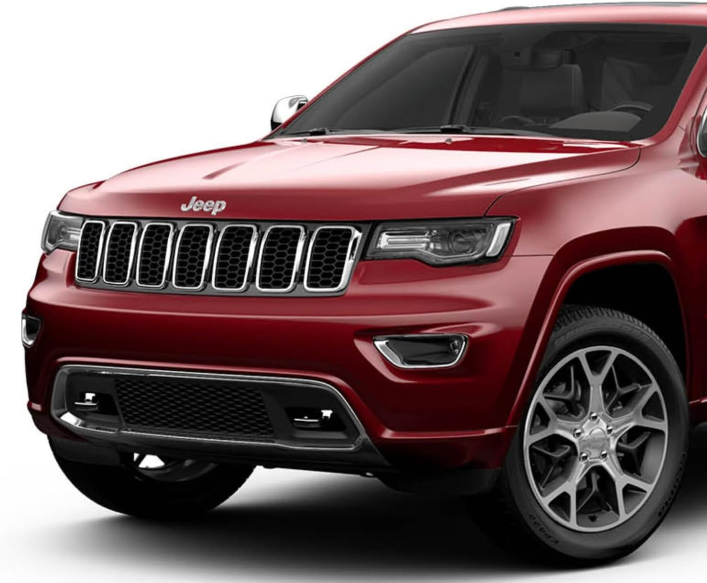 AUTOGEM 2019-2023 Jeep Grand Cherokee Chrome Grille Premium Front Grille Replacement