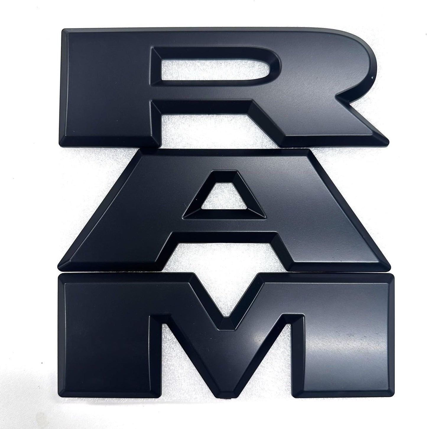 AUTOGEM 2019–2025 RAM 2500 3500 4500 Front Grille Emblem – Black Finish Replacement Badge