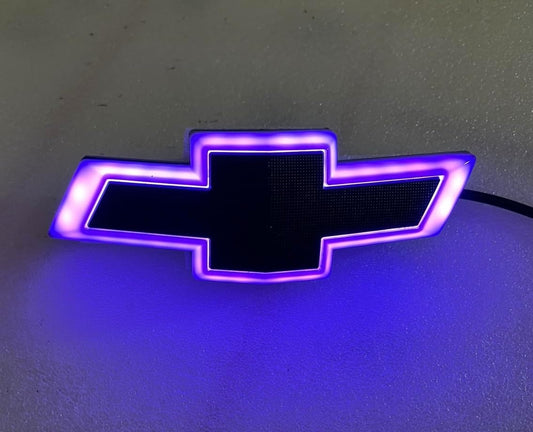 AUTOGEM 2016-2024 Chevrolet Camaro RGB LED Lighted Grille Emblem - Black