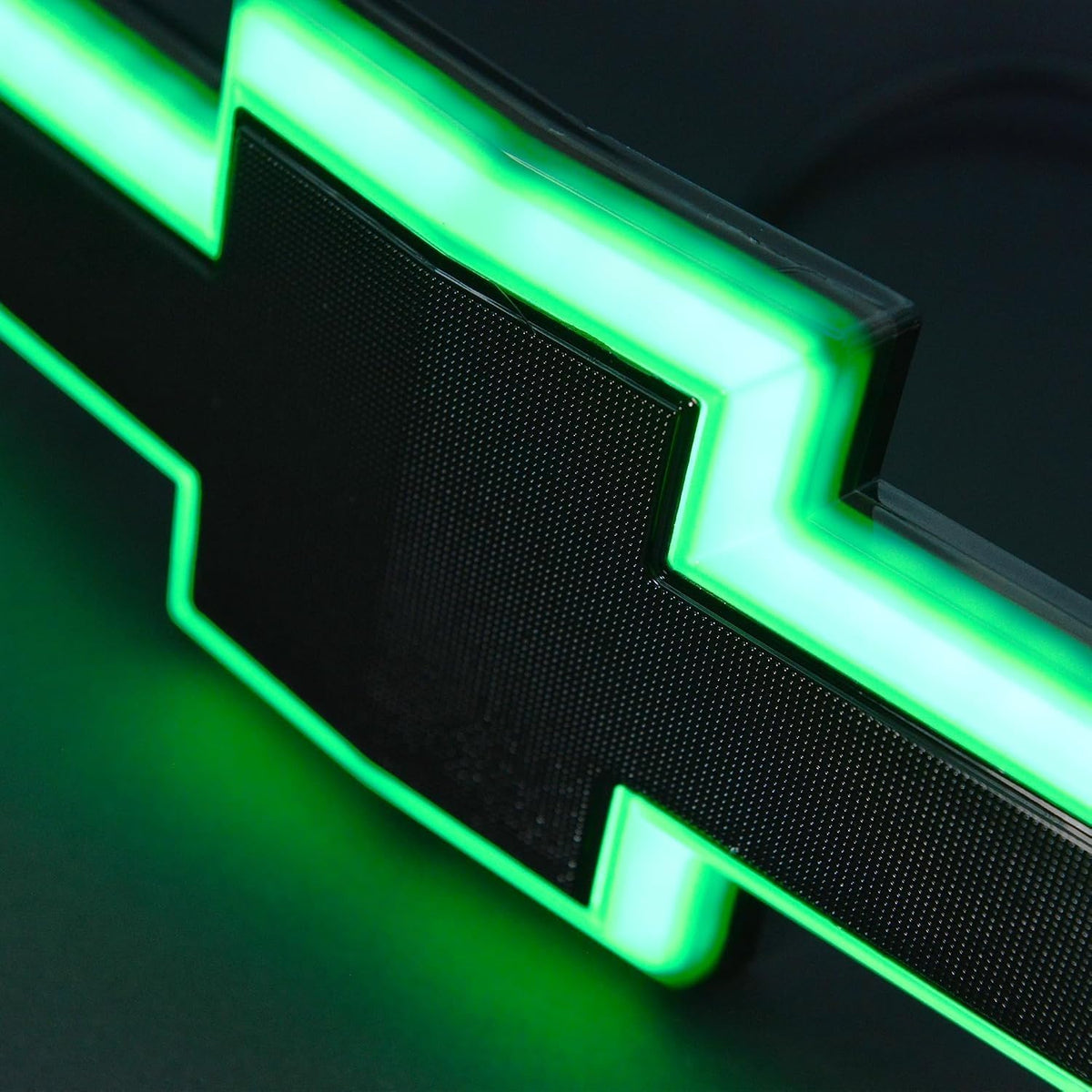 2022-2026 Chevy Silverado RGB LED Lighted Front Grille Emblem Black Bowtie Badge