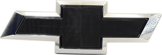 2019-2021 Chevy Silverado LED Lighted Grille Emblem Chrome Black Bowtie Badge