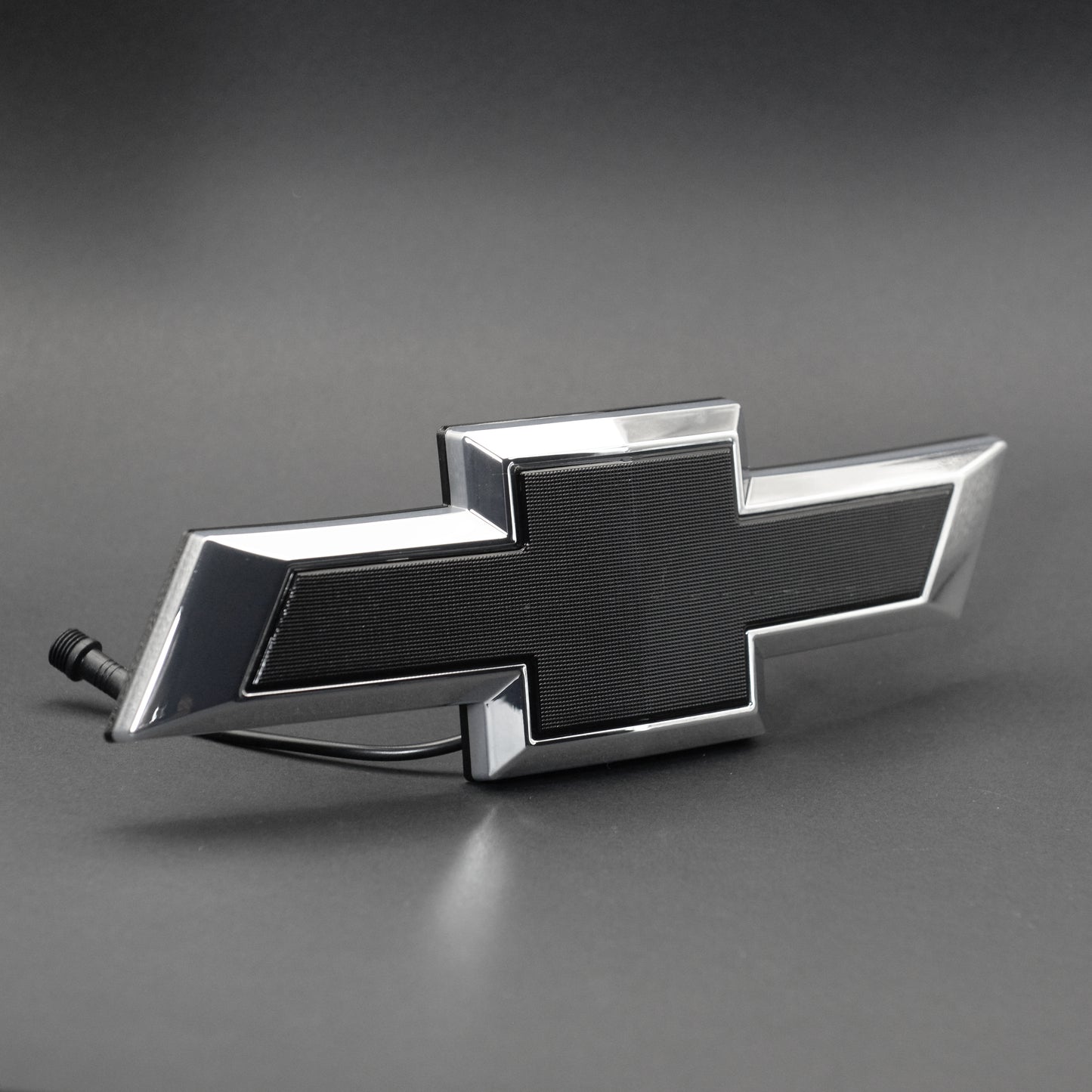 2022-2026 Chevy Silverado LED Lighted Grille Emblem Chrome Black Bowtie Badge