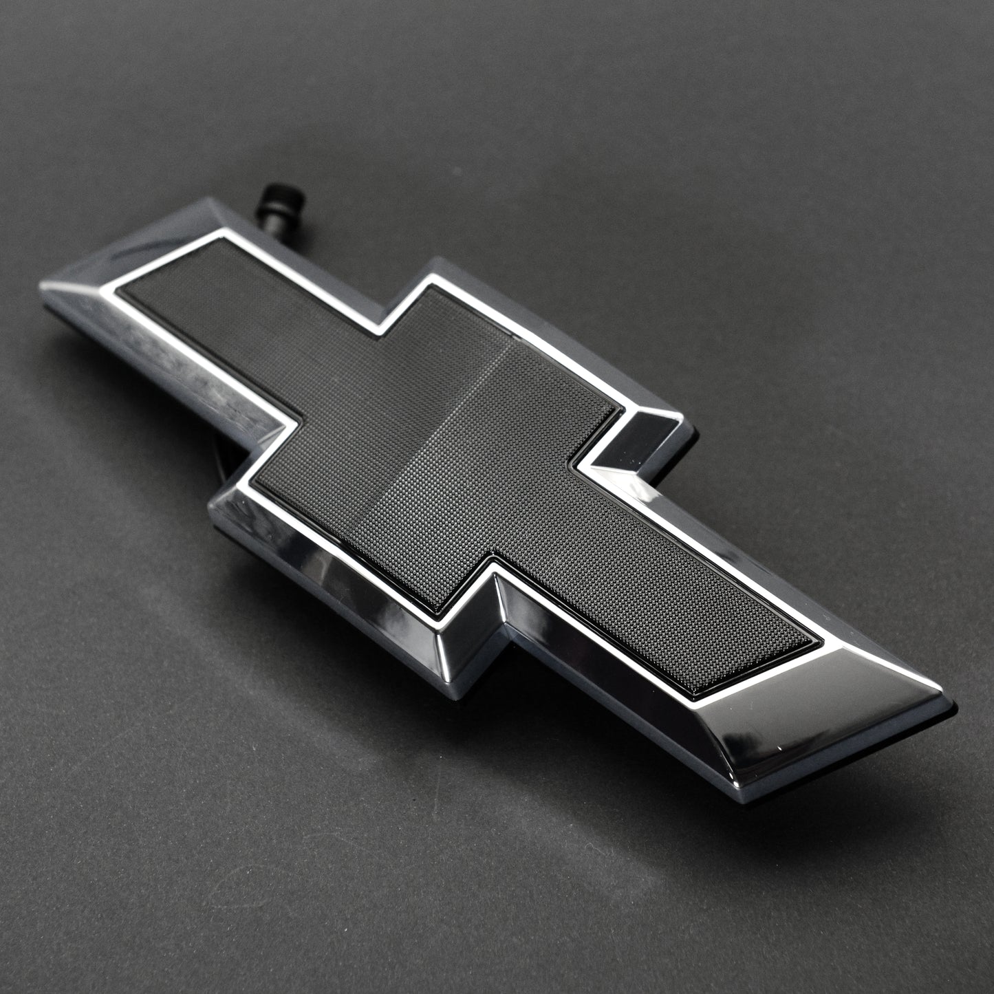2022-2026 Chevy Silverado LED Lighted Grille Emblem Chrome Black Bowtie Badge